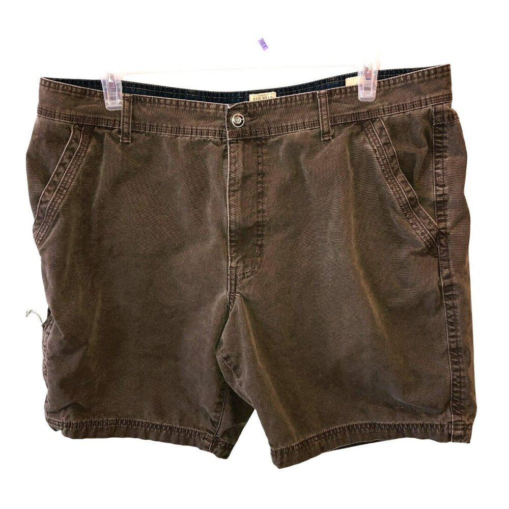 Red Head Brand Co Size 42 Brown Pockets Carpenter Denim Shorts 7.5" Inseam